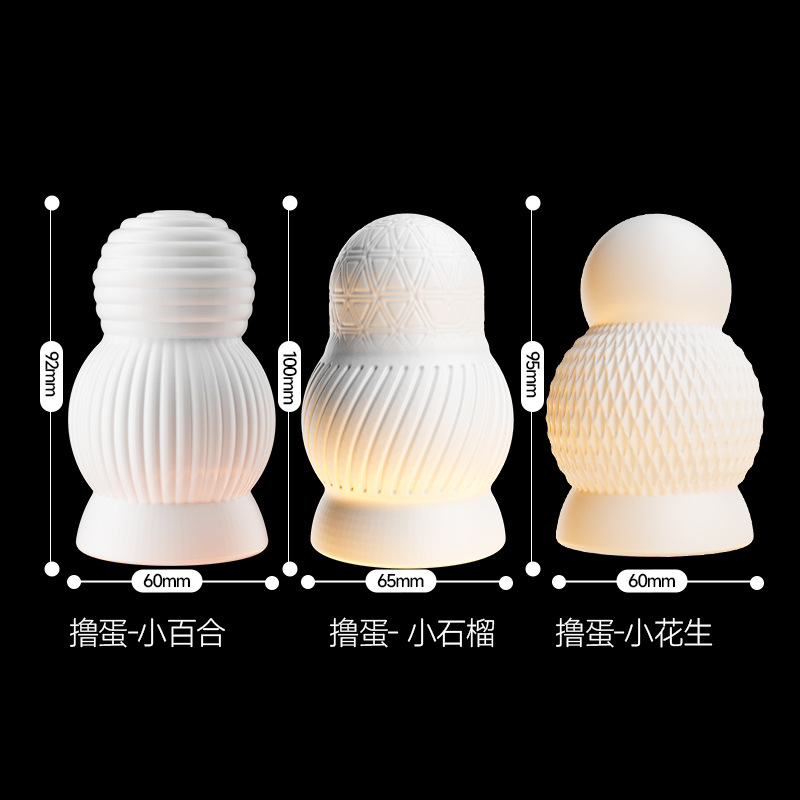 Jiuai Male Masturbation Egg Manual TPE Disposable Portable Adult Toy - Image 4