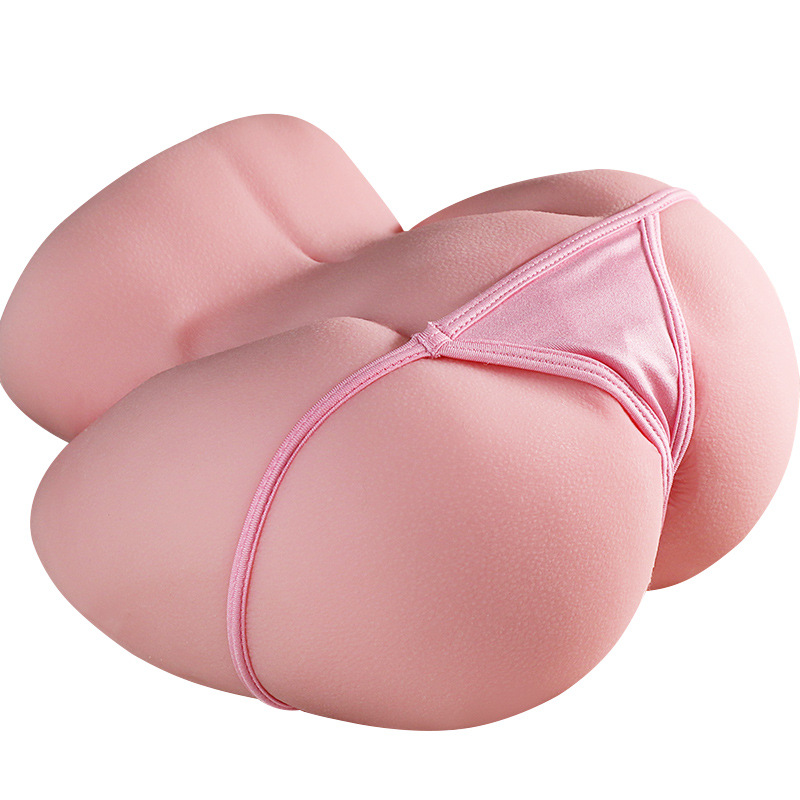 Jiuai Male Masturbation Device Half-Body TPE Airplane Cup Manual Flesh-Colored - Image 5