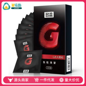 Celebrity G-Spot Large Capsules Condoms, Pack of 10, Ultra-Thin, Large Grain Texture
