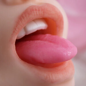 Jiuai Manual Male Masturbator Cup with Mouth and Tongue TPE Stroker