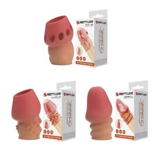 Baile Pattila Textured Glans Cover Sleeve Manual Rotating Delay Condom