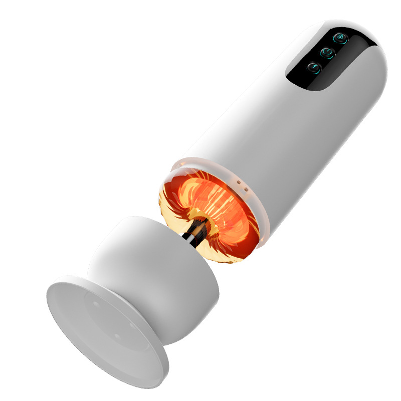 Electric Automatic Male Masturbator Cup with Vibration, Sound and Warming, ABS and TPE - Image 5