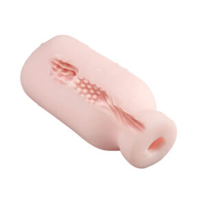 Milk Cow Textured TPE Masturbator Cup with Dual-Channel Design for Men