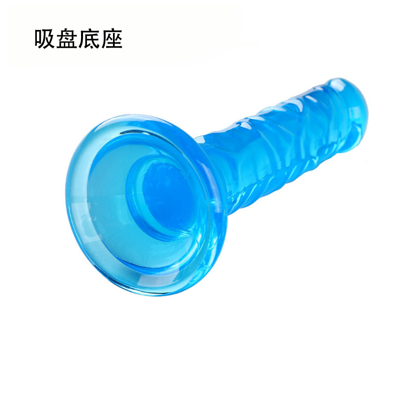 Mini Suction Cup Dildo 14 cm TPE-PVC with Crystal-Clear Finish - Image 2