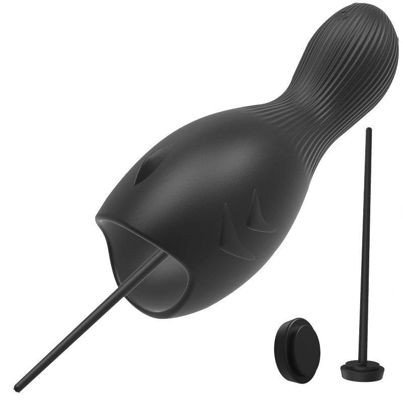 Jiuai Whale Eye Aircraft Cup Electric Male Masturbator with Vibration, Silicone, 16 cm - Image 5