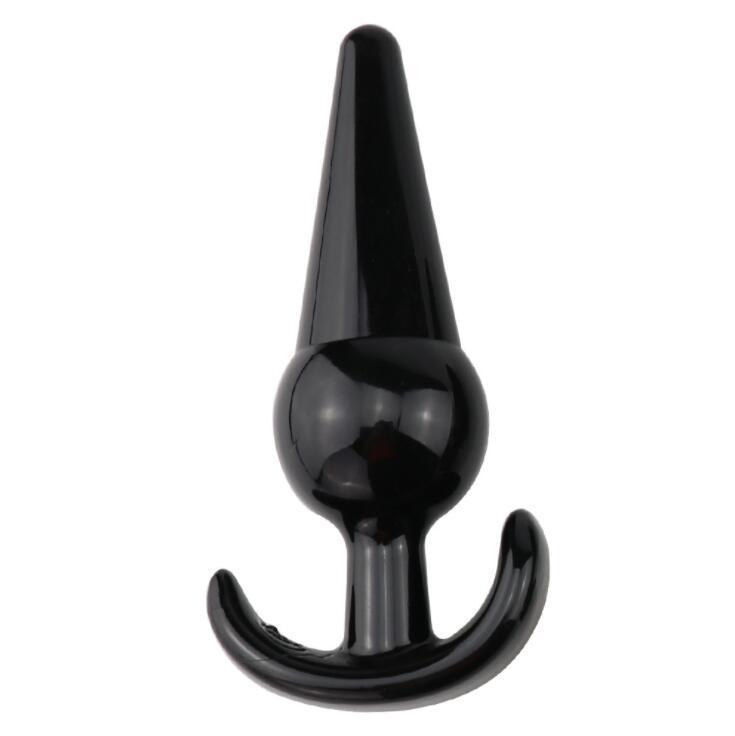 Peak Large Anal Plug, Soft Silicone-Feel Body, Pink One-Piece Design - Image 3