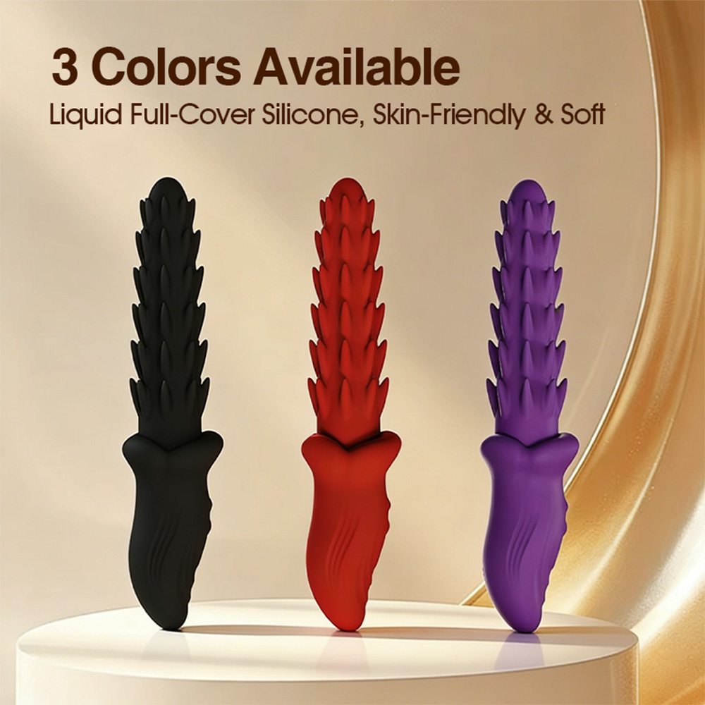 Liquid Silicone Vibrator, 7-Frequency Vibration, USB-C Rechargeable Adult Toy - Image 4