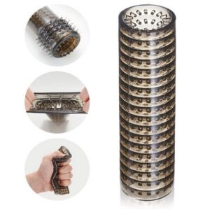 Apollo Trainer Manual Male Masturbator Cup, Ribbed TPE Sleeve, Pocket-Sized