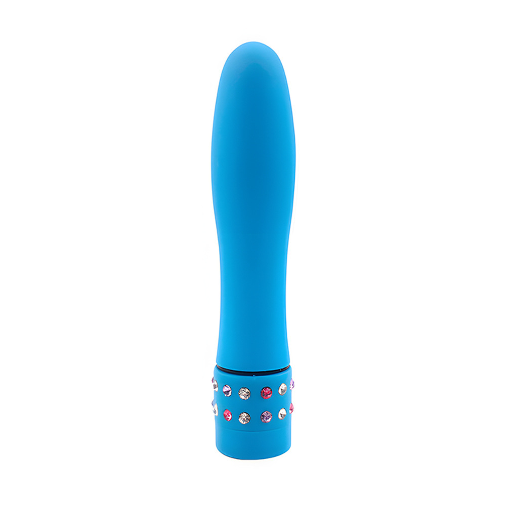 Small King Kong Vibrating Massage Stick ABS Blue Compact Adult Massager - Image 3