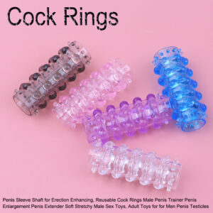 Dragon Ball Textured Locking Penis Ring, TPE Wolf Teeth Granules, Adult Men