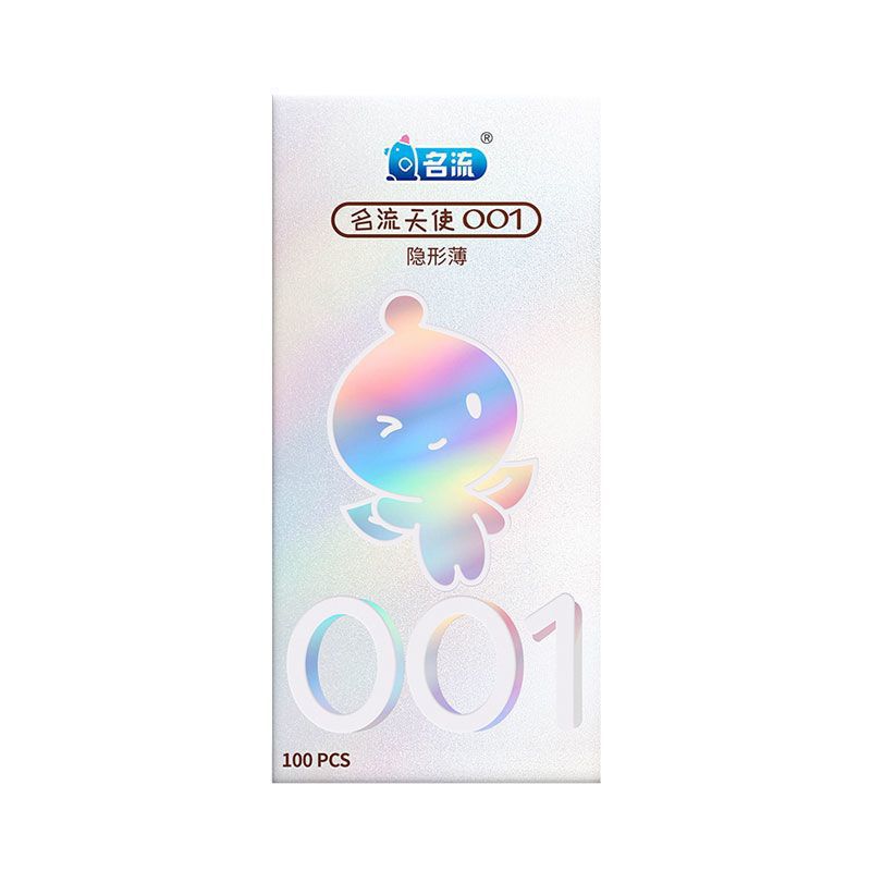 Celebrity Hyaluronic Acid Angel 001 Lubricated Condoms, Medium, 100 Pieces - Image 5
