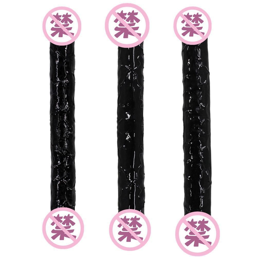 Double Dragon Dual-Head Dildo, Extra-Long TPE Shaft for Deep Masturbation Play - Image 5