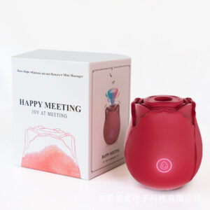 Rose Wearable Egg Vibrator with Remote Control Suction and Vibration
