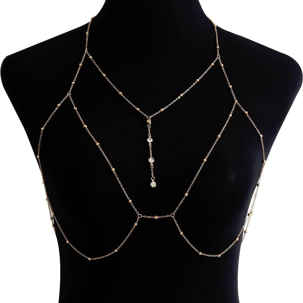 Leopard Collar Roleplay Accessory Set with Whip, Cap, Gloves and Chest Chain - Image 3