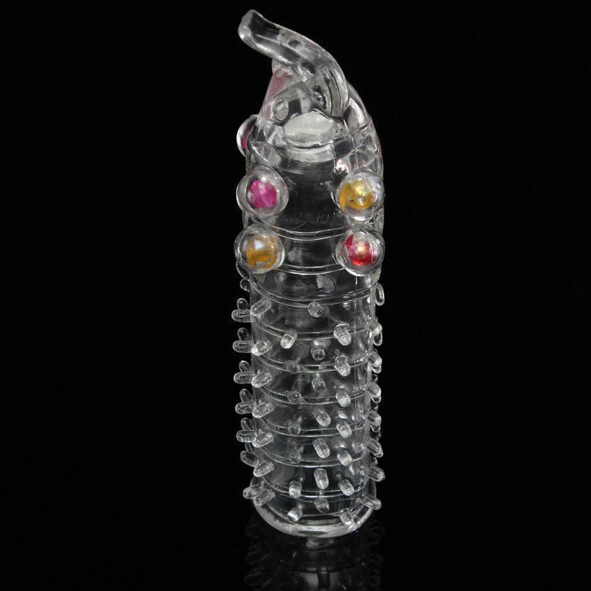 Elephant Nose Wolf Tooth Delay Set for Men, Ultra-Thin Textured Sleeve, Purple - Image 3
