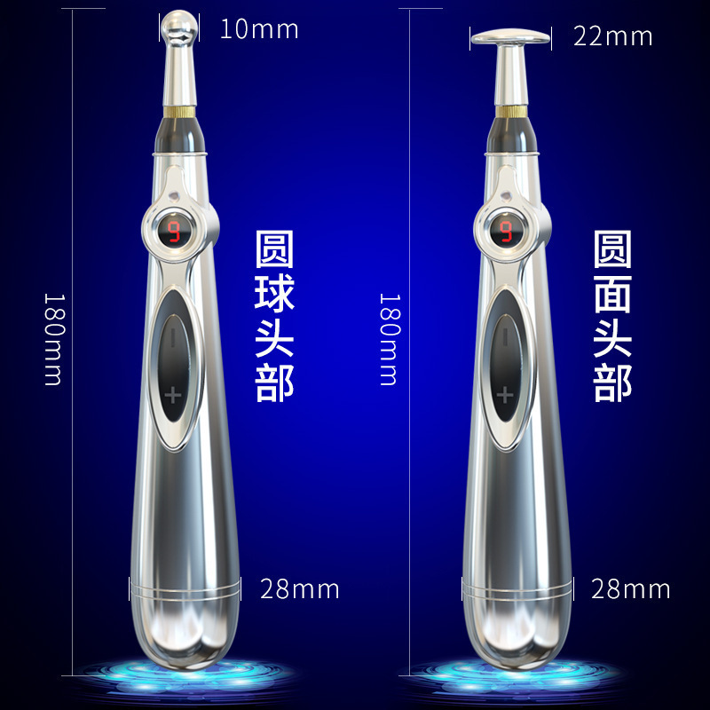 Jiuai Electric Pen Vibrator, Battery-Powered Metal Massager, Black Adult Toy - Image 4