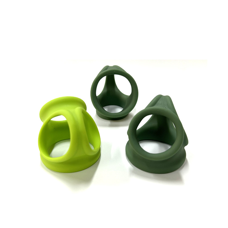 Silicone Chastity Cage Ring with Scrotum Stretcher for Delayed Ejaculation - Image 5