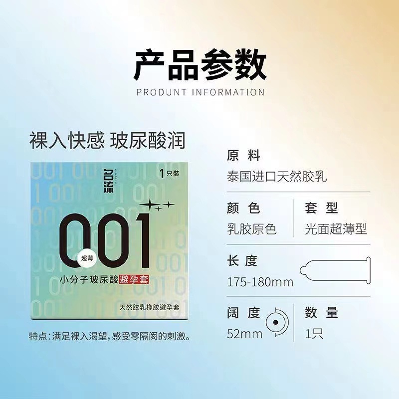 Ultra-Thin Latex Condom, Single Pack, 5-Year Shelf Life - Image 3