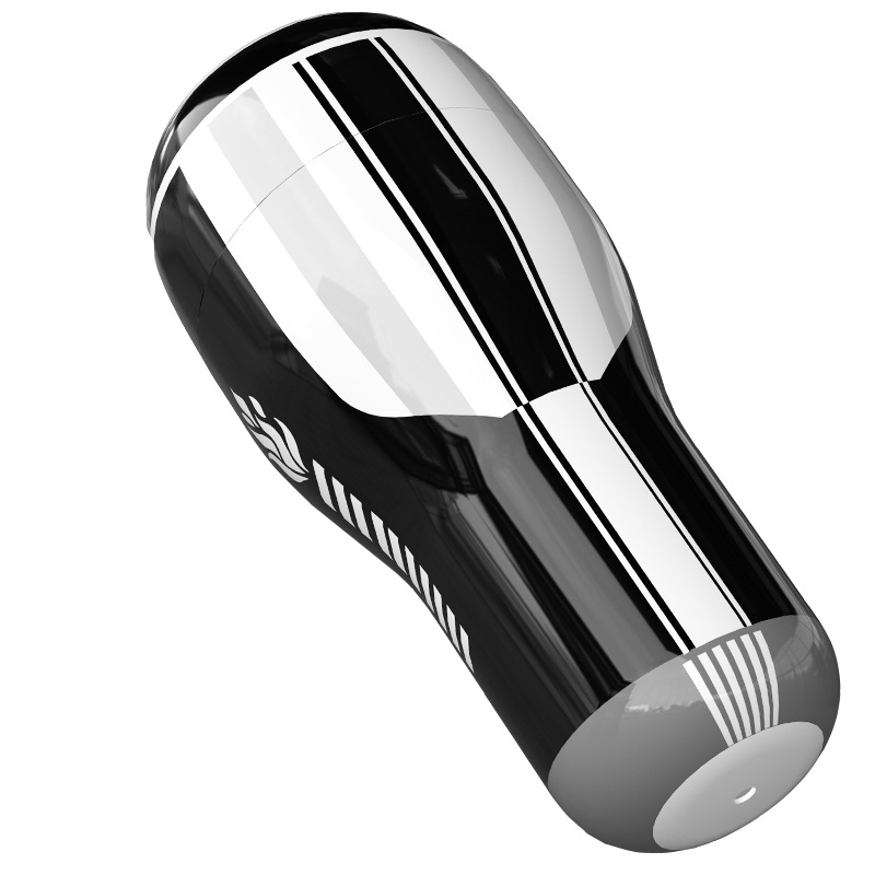 Electric Male Masturbation Device Aircraft Cup with Short Vibrating Rod, ABS and TPE, Portable - Image 3