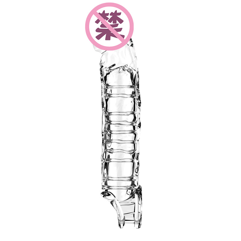TPE Wolf-Tooth Penis Sleeve, Textured Delay Cover, Manual Adult Toy - Image 3