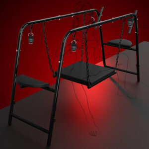 Jiuai SM Sex Bed Adult Couple Furniture with Handcuffs and Restraint Accessories