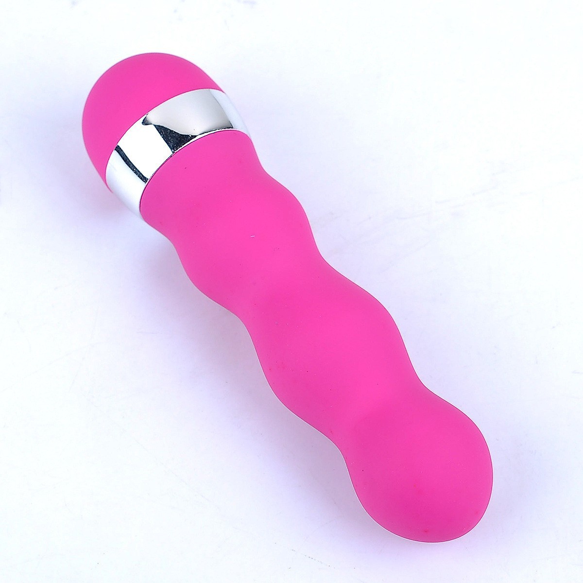 Small King Kong Mini Vibrator, Rose Red ABS Massage Stick for Women - Image 2