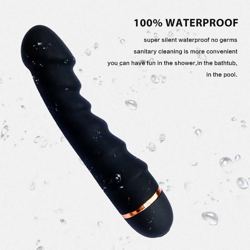 Vibrating Prostate Massager, Silicone Anal Plug with Button Control, Purple - Image 4
