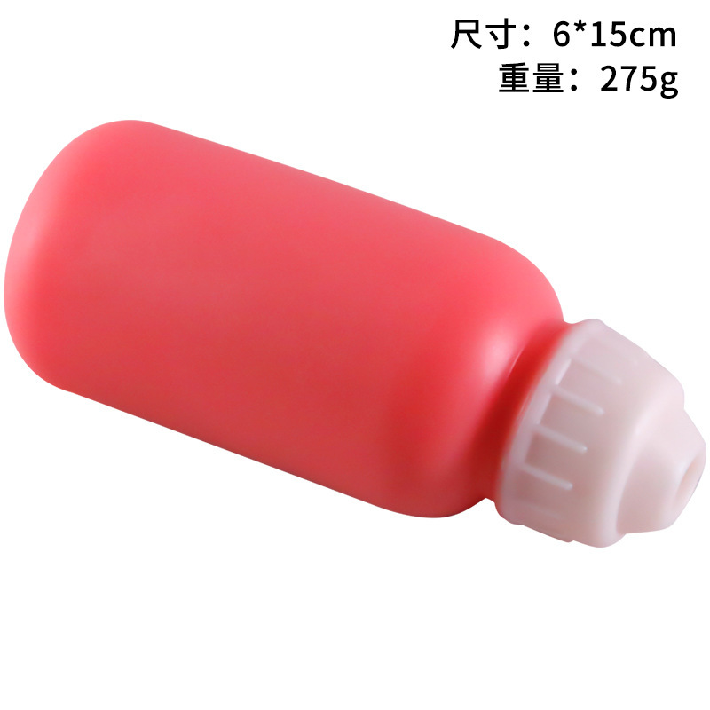 Baby Bottle-Shaped Manual Masturbator in Pink TPE for Adult Male Pleasure - Image 5