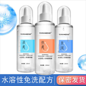 TONO HIME Water-Based Personal Lubricant 200ml Cooling Sensation Water-Soluble Formula