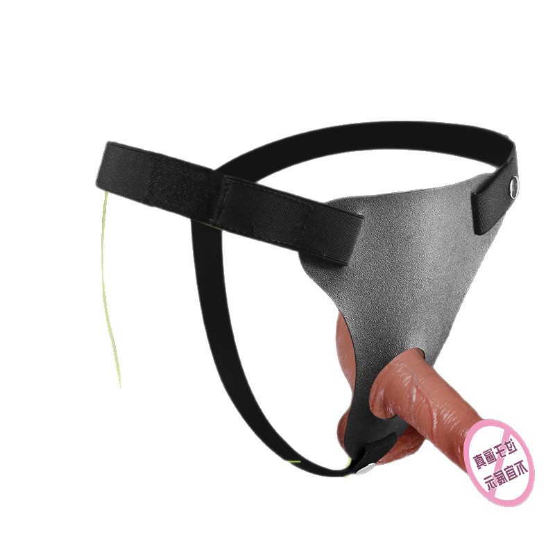 Wearable Hollow Silicone Penis Sleeve with Wolf Tooth Texture and Sheep Eye Ring for Couples - Image 5