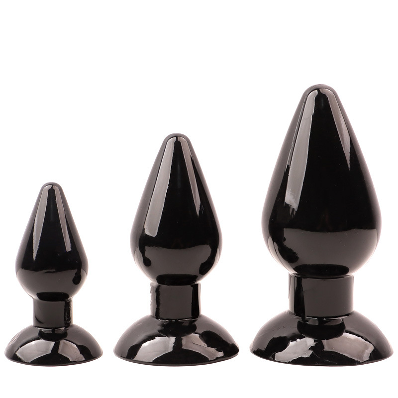 Giant Soft Anal Plug Set with Suction Cup, TPE Prostate Stimulator, 3 Sizes - Image 4