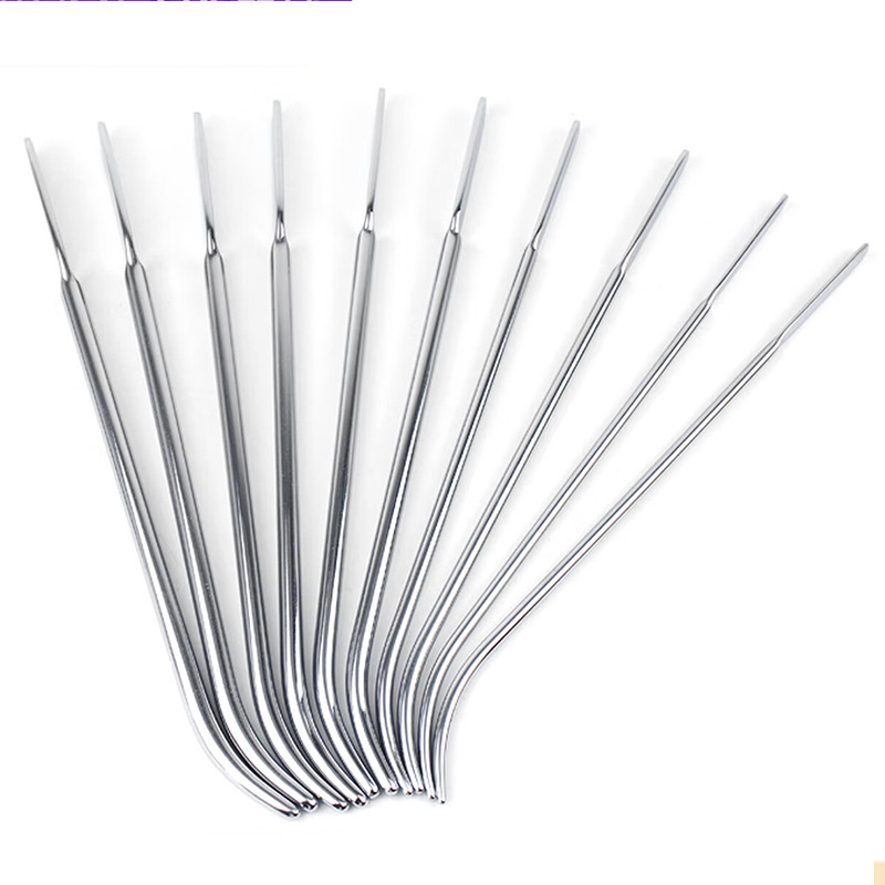 Metal Urethral Dilator Prostate Massager, 260 mm Curved Zinc Alloy Sound for Men - Image 4