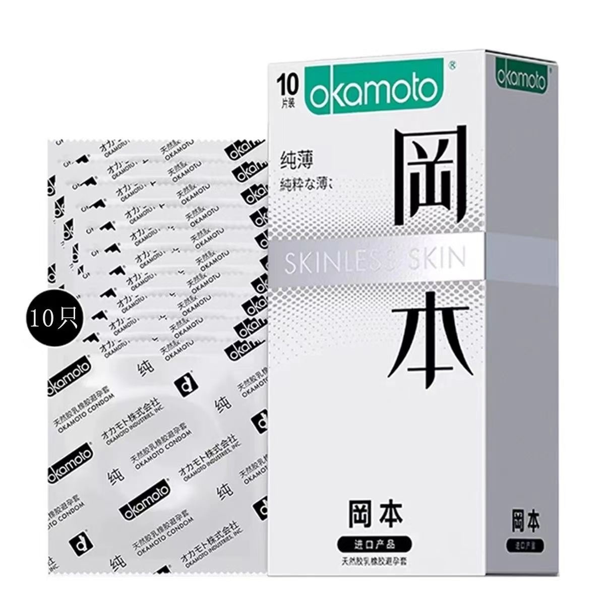 Okamoto Ultra-Thin Lubricated Condoms, 3-Pack, Classic Naked-Feel Protection - Image 5