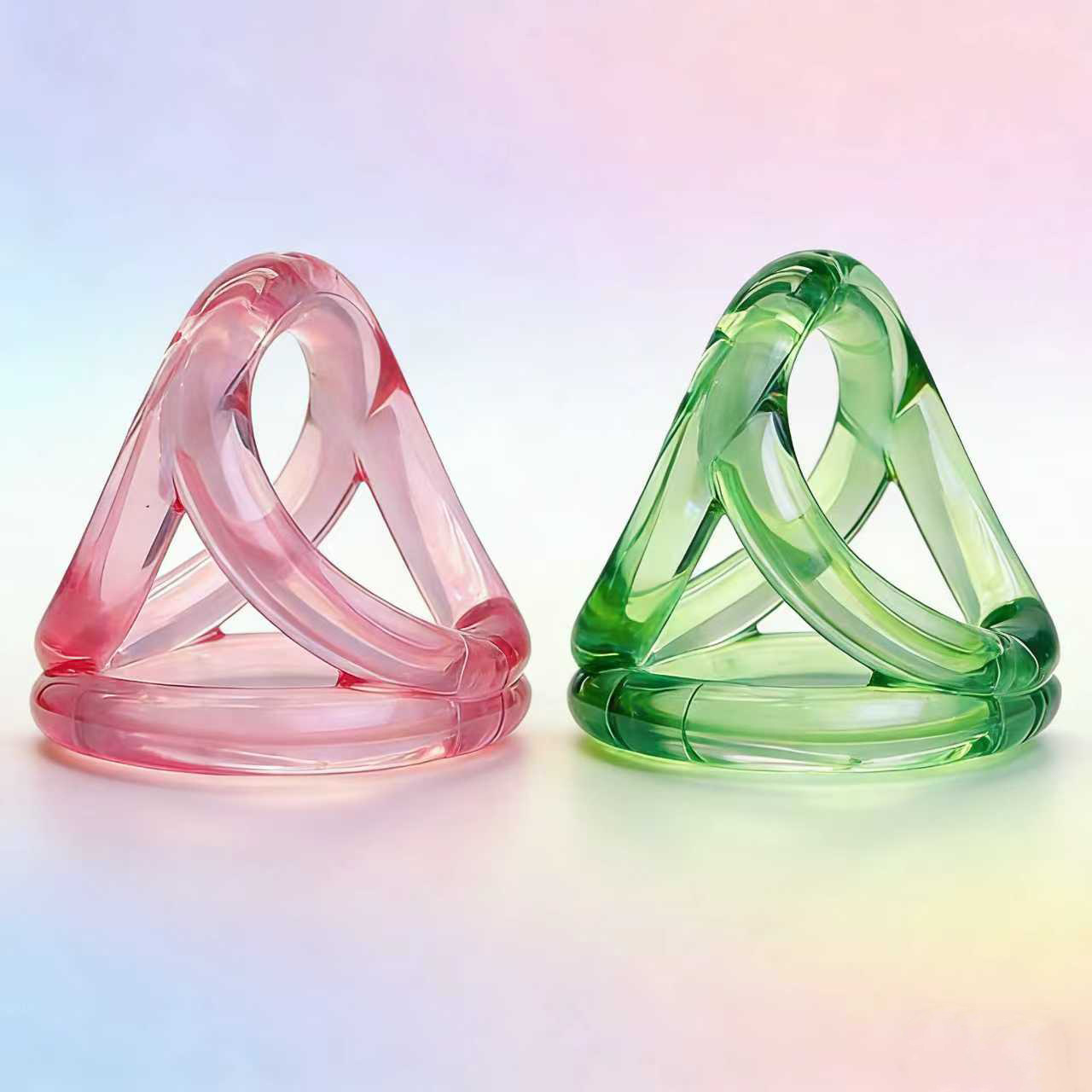 Men's Wearable TPE Cock and Ball Ring, Manual Delay Support, Yellow - Image 2