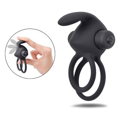 10-Frequency Rechargeable Remote-Control Vibrating Ring, Silicone Couples Ring for Clitoral Stimulation - Image 2