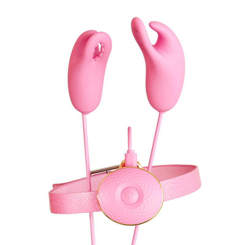 Remote-Controlled Vibrating Breast and Nipple Massager, Silicone, Pink, USB Rechargeable - Image 5