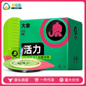 Elephant Large Size Condoms XXL 3 Pack, Ultra-Thin Latex, Natural Color