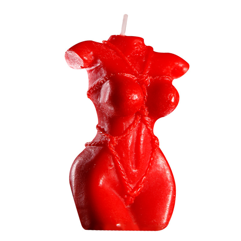 Low-Temperature Soy Wax Massage Candle for Couples, Red Fragrance Candle - Image 5