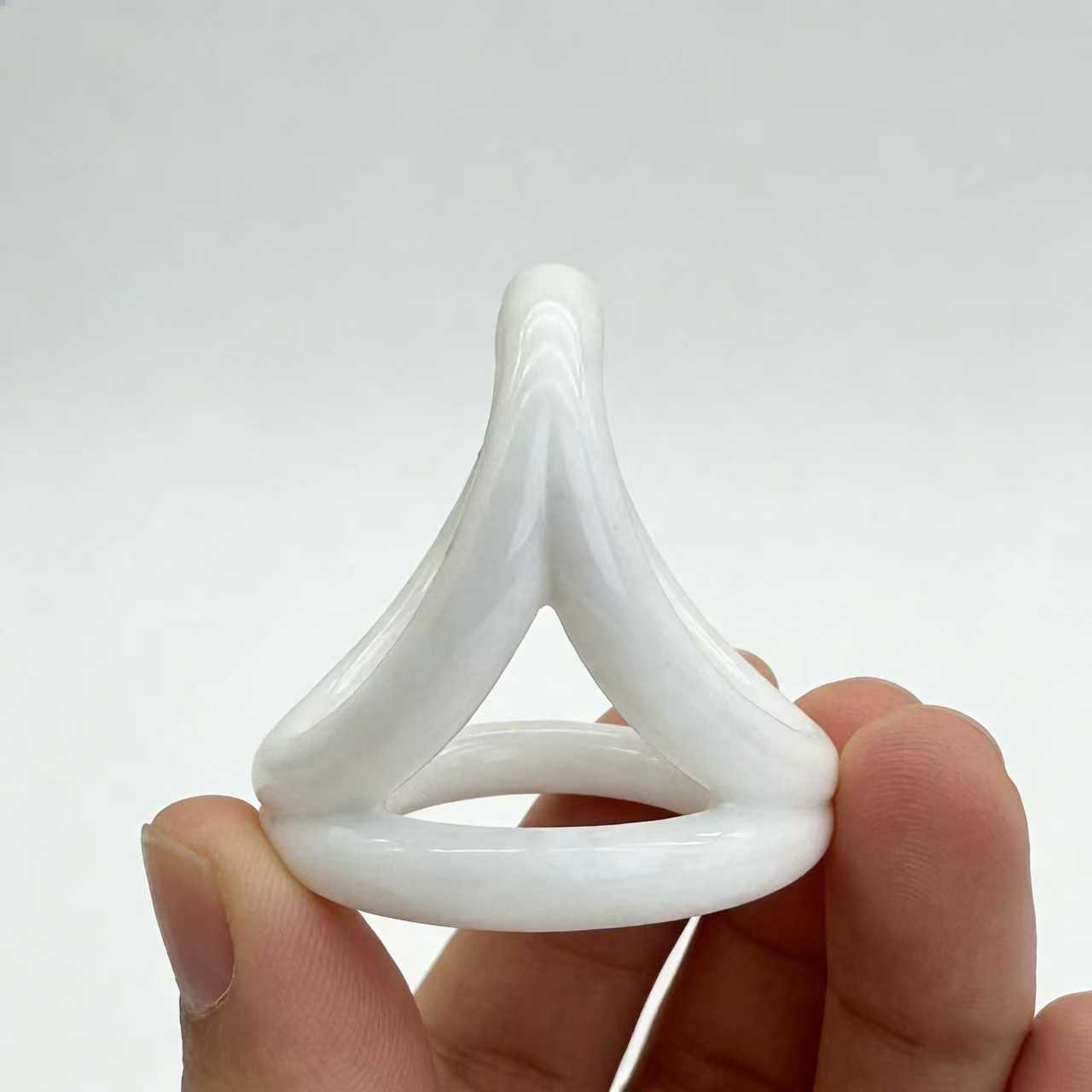 Men's Wearable TPE Cock and Ball Ring, Manual Delay Support, Yellow - Image 4