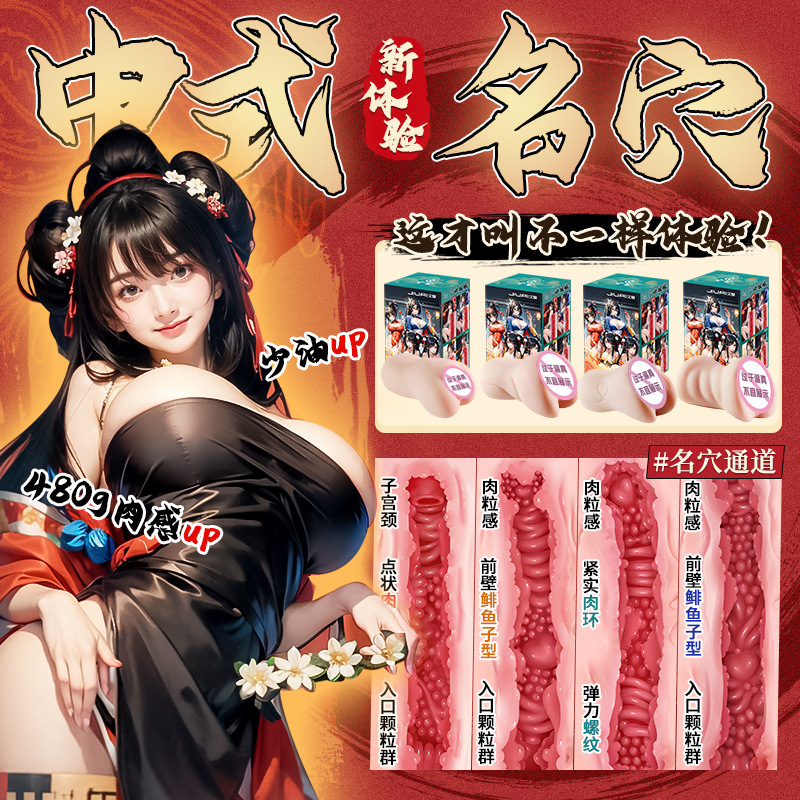Jiu Guoai Trend Series Manual Masturbator Cup TPE Inverted Mold Half-Body Doll Flesh - Image 4