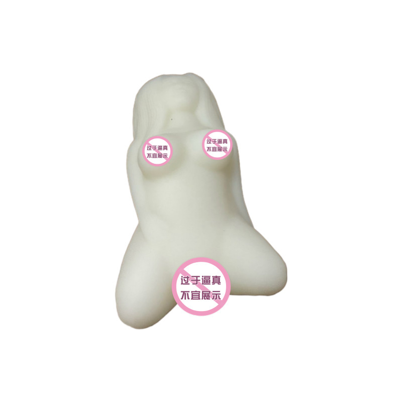 Jiuai Male Masturbation Device TPE Manual Non-Inflatable Half-Body Airplane Cup - Image 2