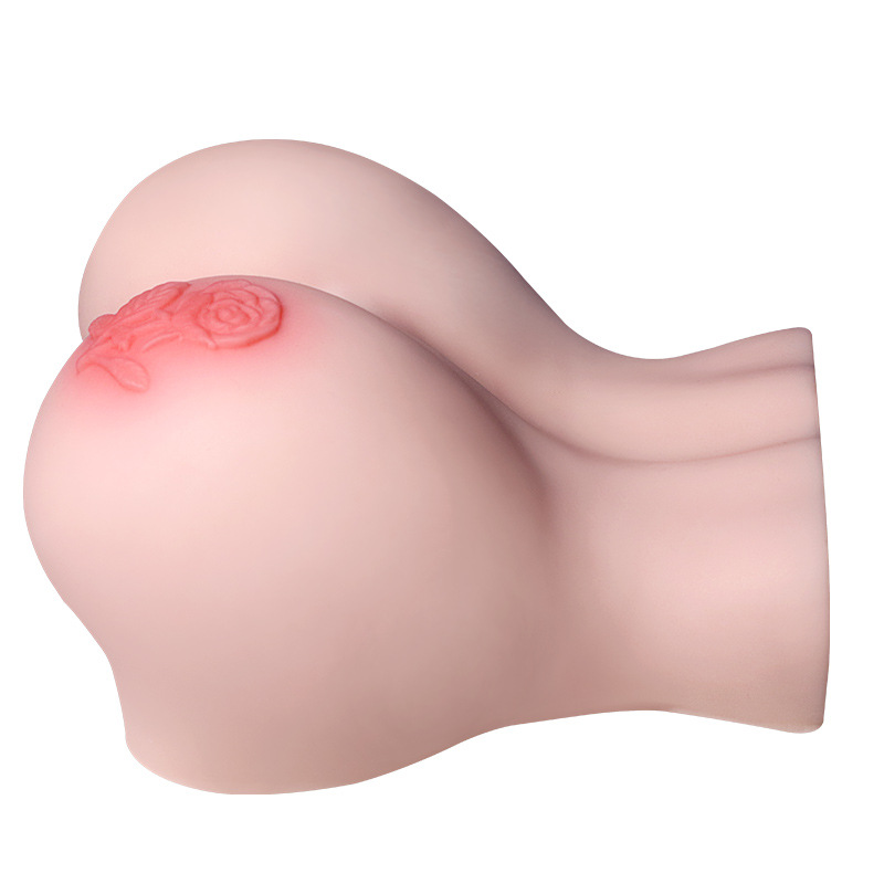 Jiuai Rose Hip Half-Body TPE Male Masturbator with Vaginal and Buttocks Entry - Image 5