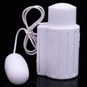 Jiuai Mini Vibrating Egg with Realistic Voice, Quiet 50dB ABS Adult Massager, White
