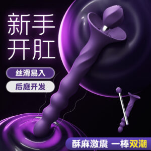 Mystery Fun Stick Vibrator in Purple ABS for Adult Backcourt Teasing Massage