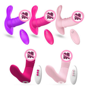 Private Life Secret Love Stick Wireless Remote Wearable Vibrating Egg with Heating, 12 Modes, Rose Red
