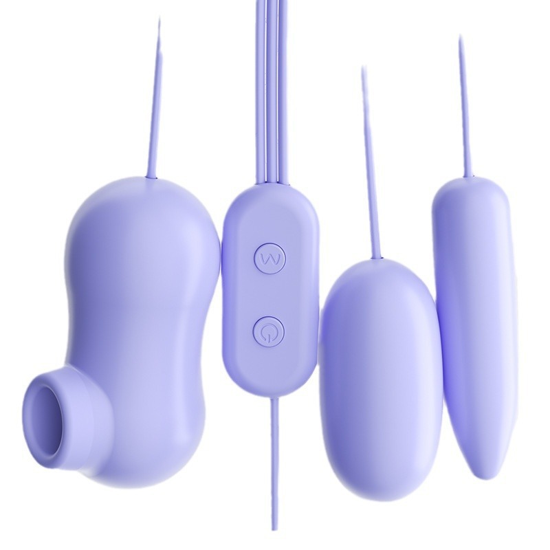 Mystery Suction Vibrating Egg Purple App-Controlled Rechargeable Adult Toy - Image 5