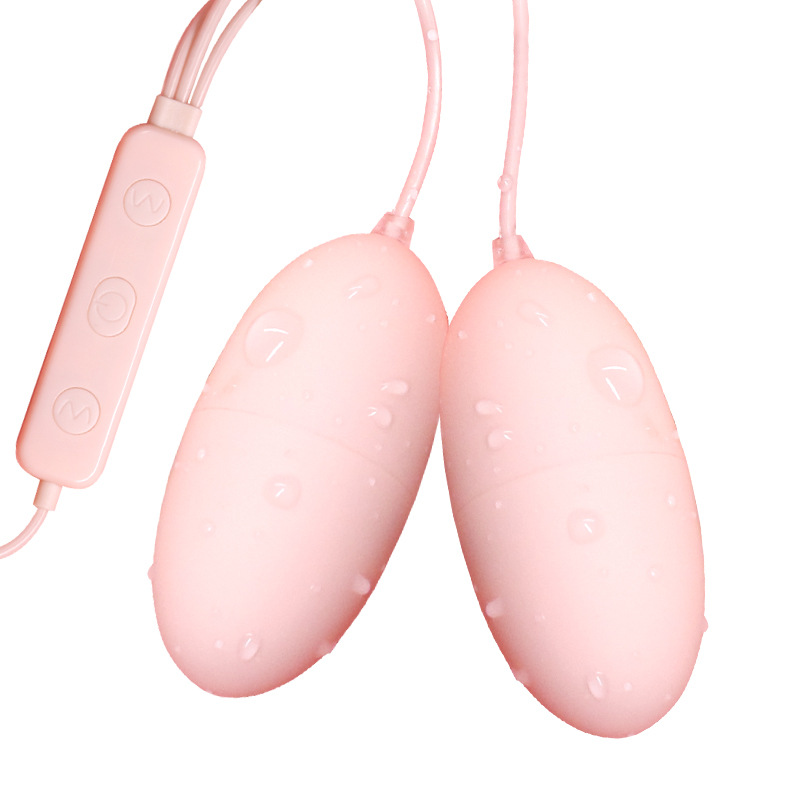 Jiuai Honey Egg Gen 3 Dual Egg Vibrator for Women, Pink ABS, USB Electric Control - Image 3