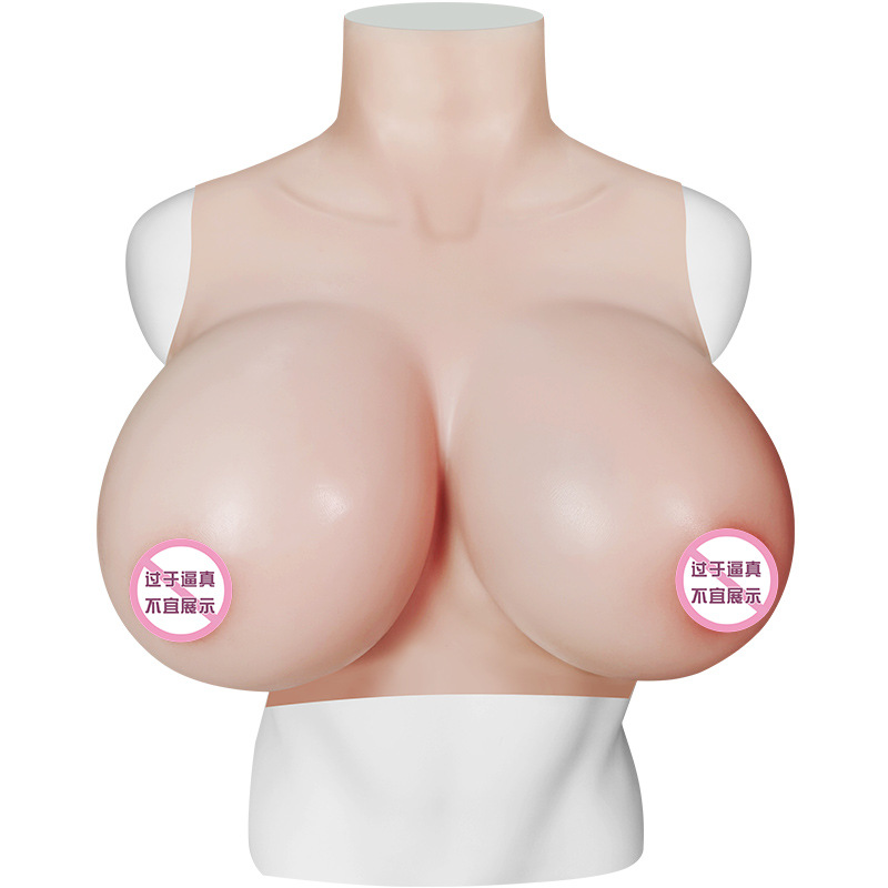 Silicone Prosthetic Breasts F Cup Gel-Filled Cross-Dressing Breast Forms - Image 5
