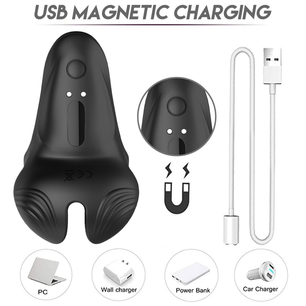 Dichun Perona App-Controlled Vibrating Ring with Wireless Remote for Male Training - Image 2