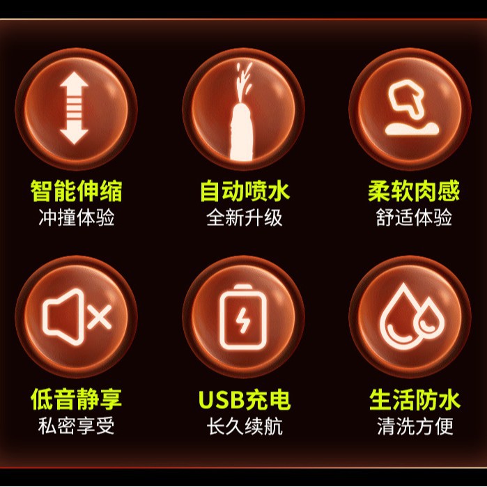 Jiuai Liquid Silicone Dildo with Spray Function, Flesh-Colored Adult Masturbation Device - Image 2